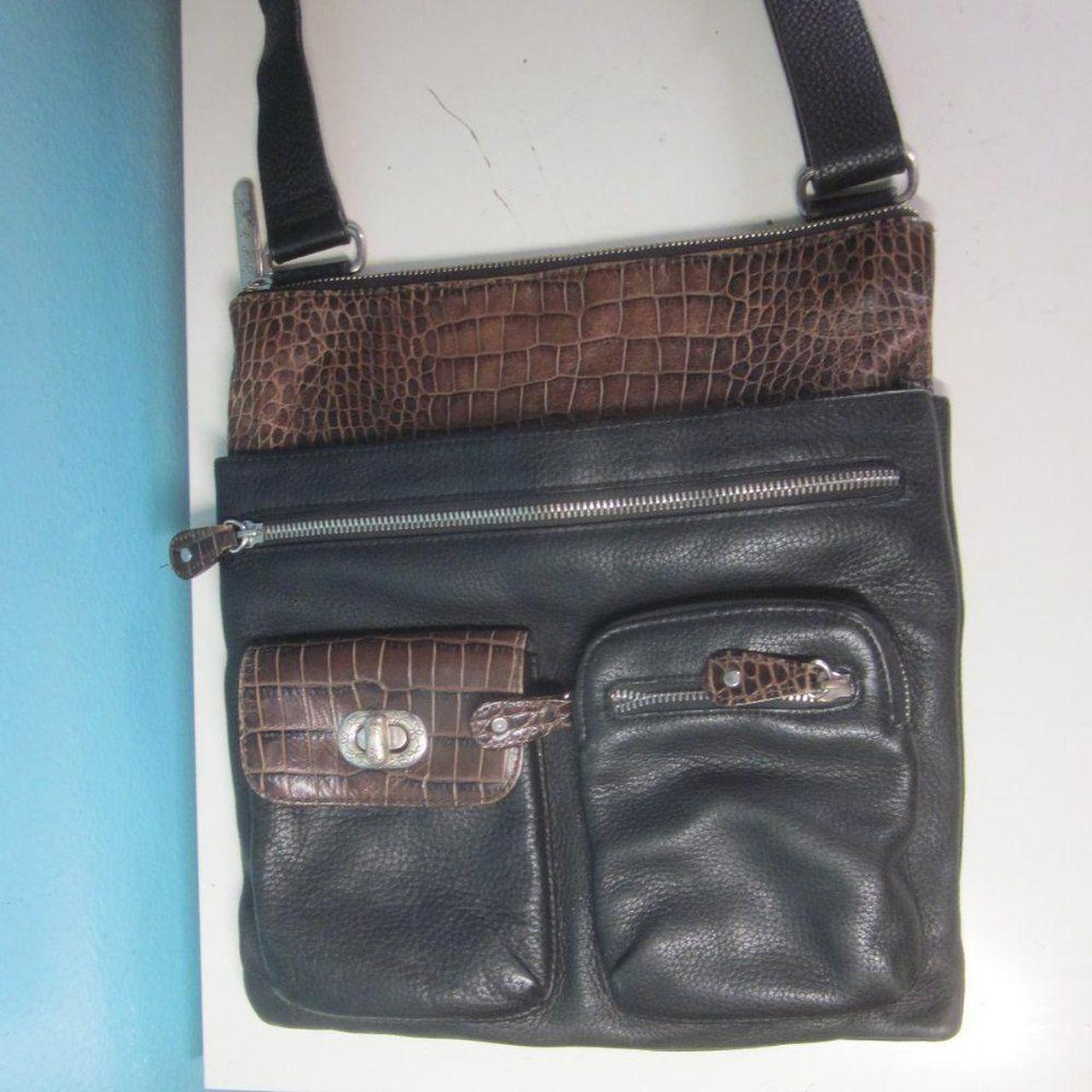 Brighton RARE Leather “My Flat In London” Crossbody Purse, 7.5”x5.5” EUC |  eBay