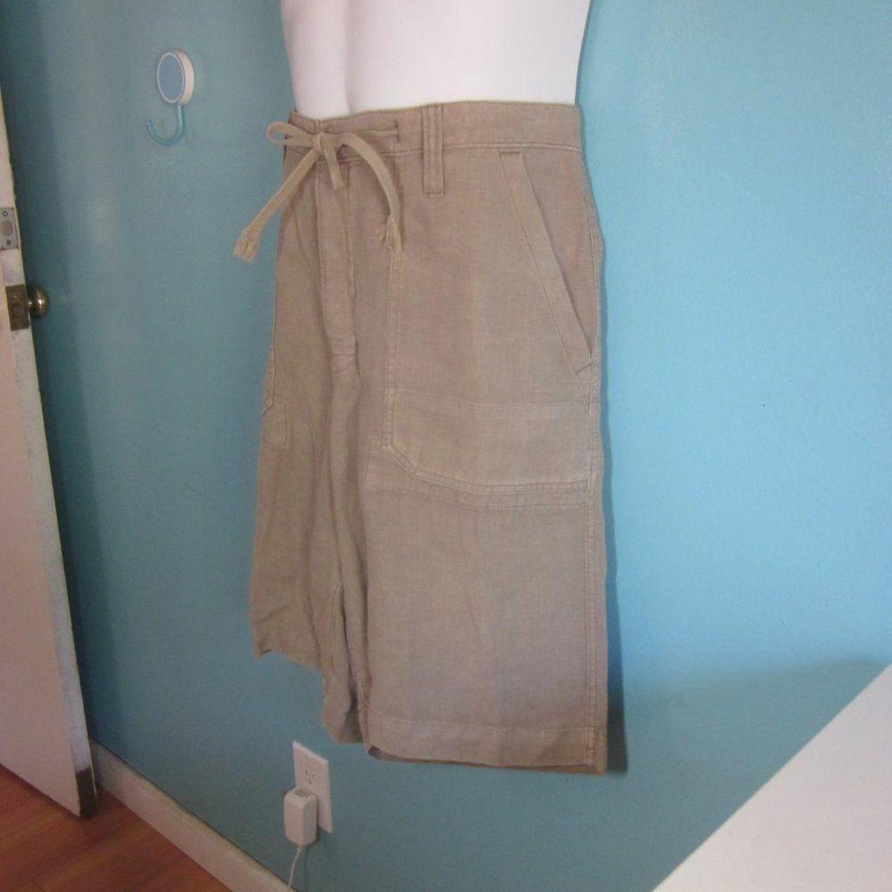 Lucky brand the Saturday stretch short linen size - Depop