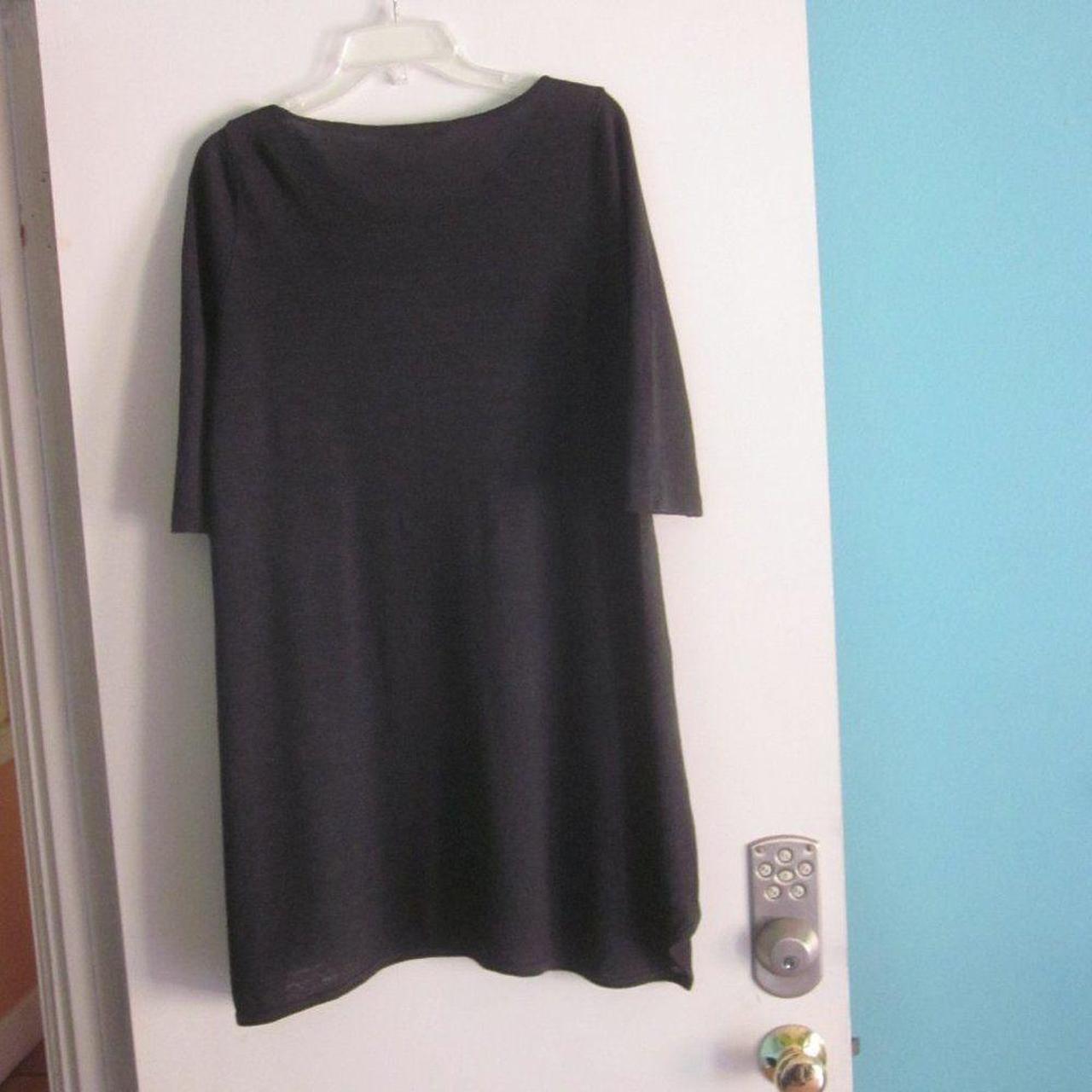 Vlas Blomme Gray Linen Tunic selling Dress Sz 1