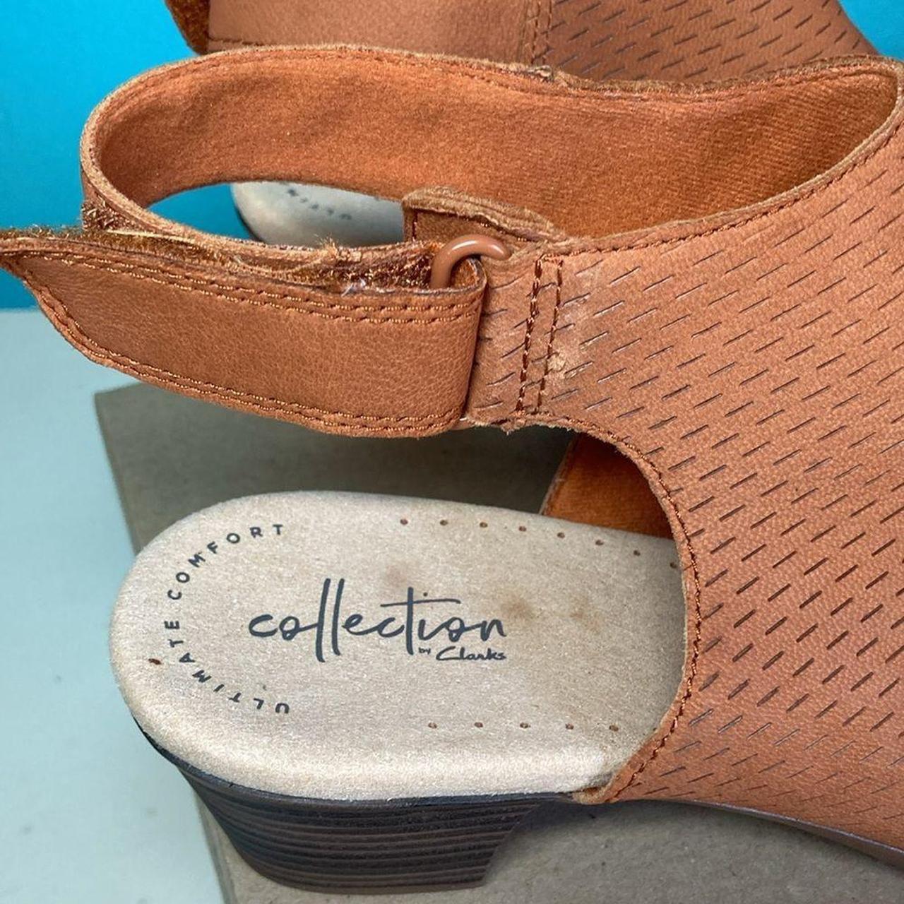 Clarks Women s Valerie James Nubuck Heeled Sandals
