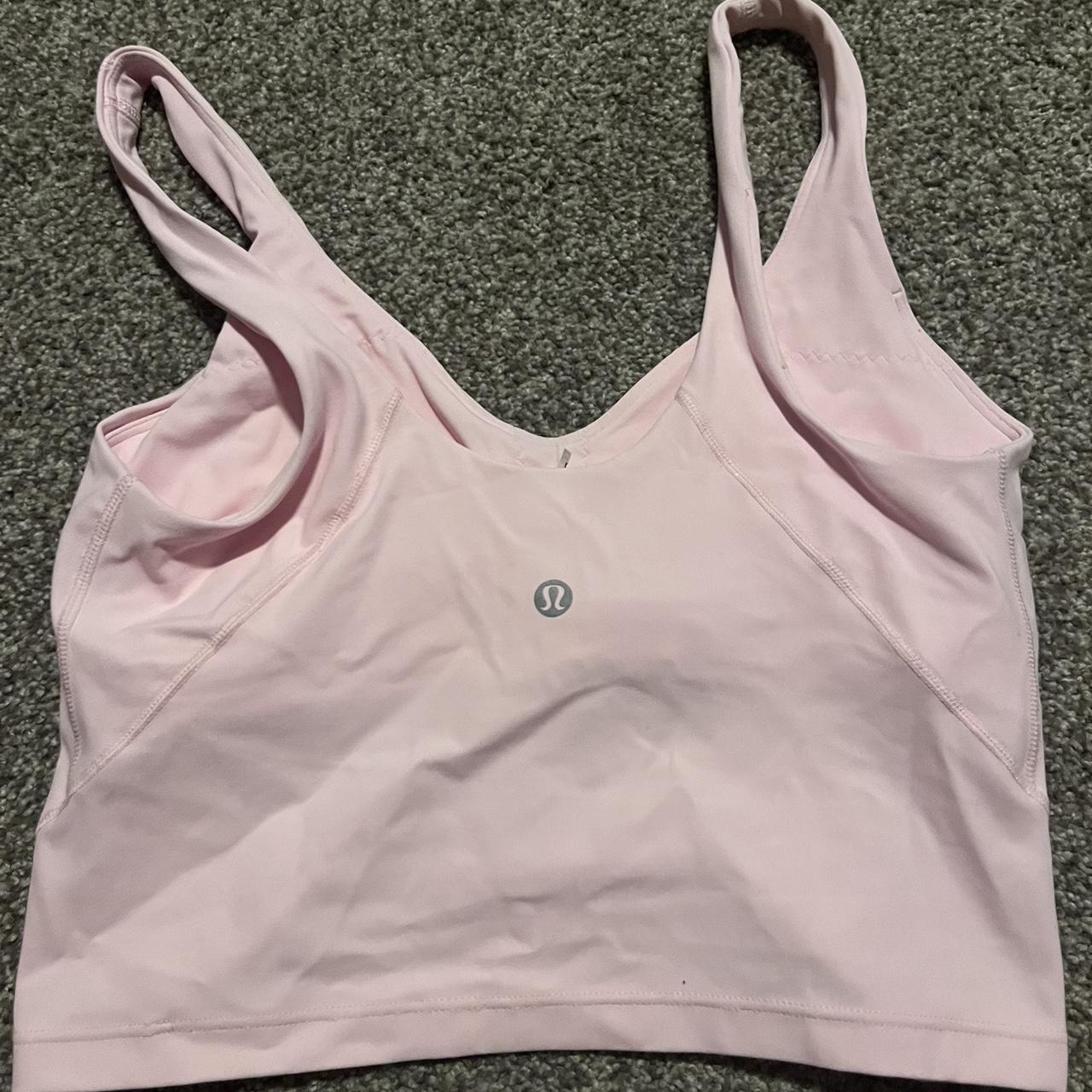 lululemon strawberry milkshake align tank- size 6!... - Depop