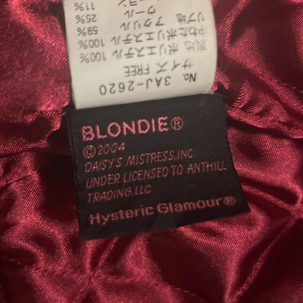 値下げ中！HYSTERIC GLAMOUR ストライプジャケット BLONDIE Hysteric Glamour(ヒステリックグラマー) デニムライダース
