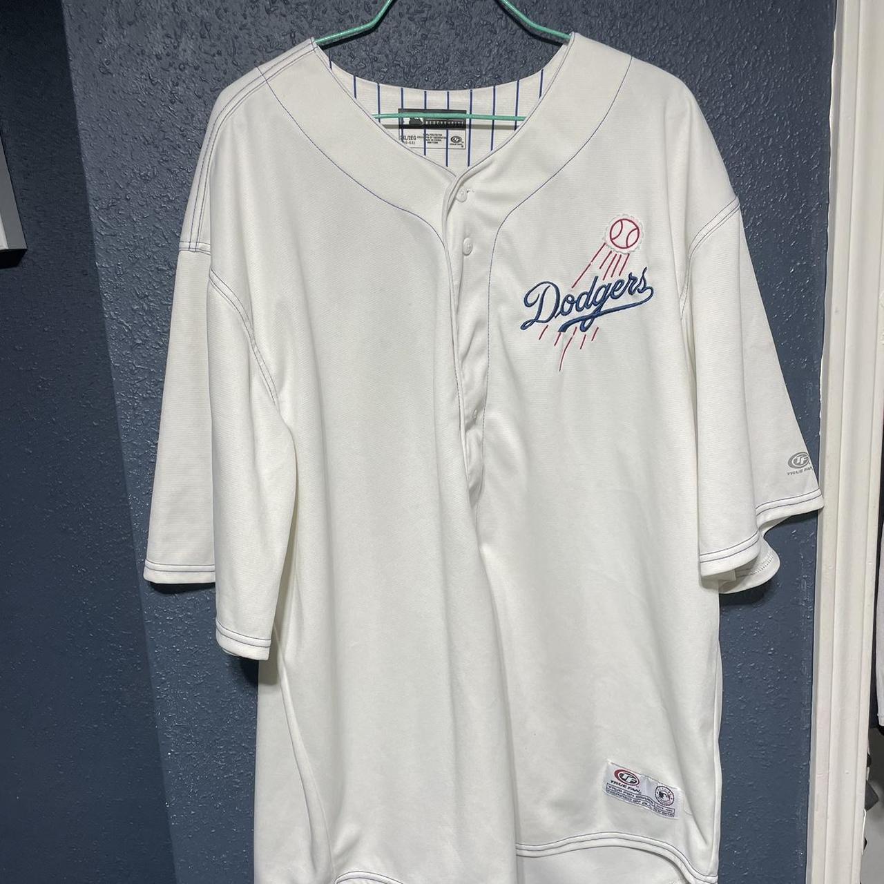 Dodgers MLB baseball jersey Size xxl True fan - Depop