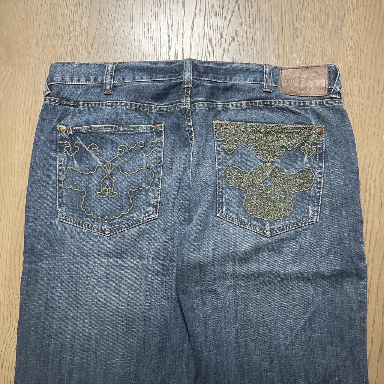 MARC ECKO PANTS WITH NICE EMBROIDERY ECKO UNLTD... - Depop