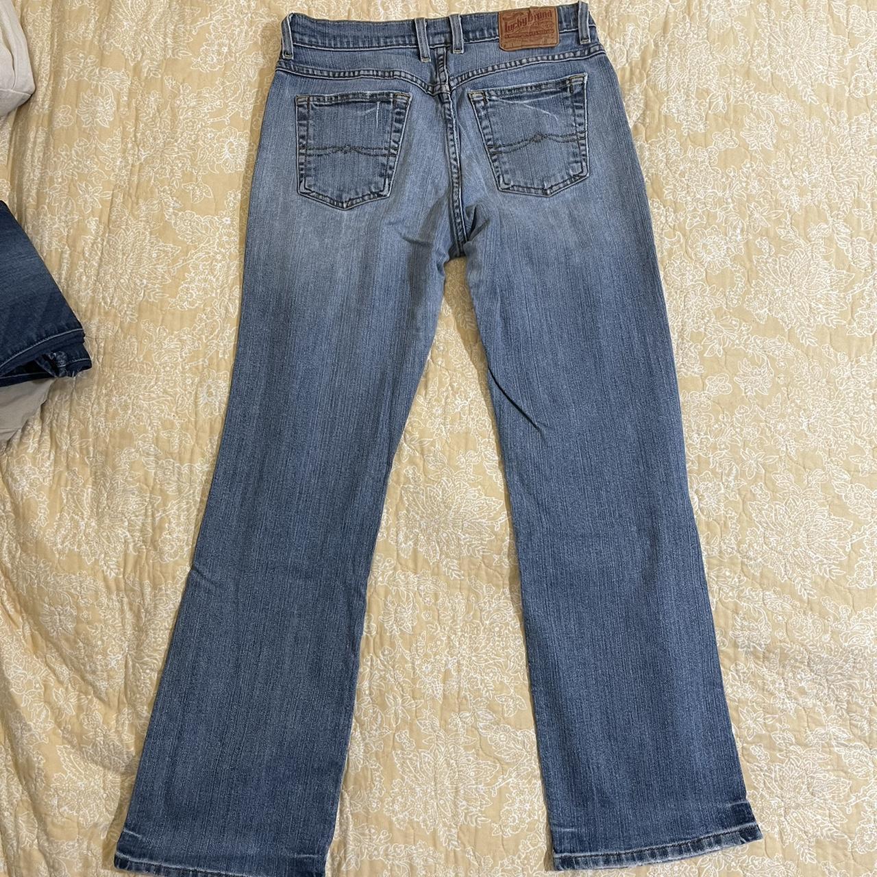 VGUC Lucky Brand Vintage 100% Cotton Denim Dark - Depop