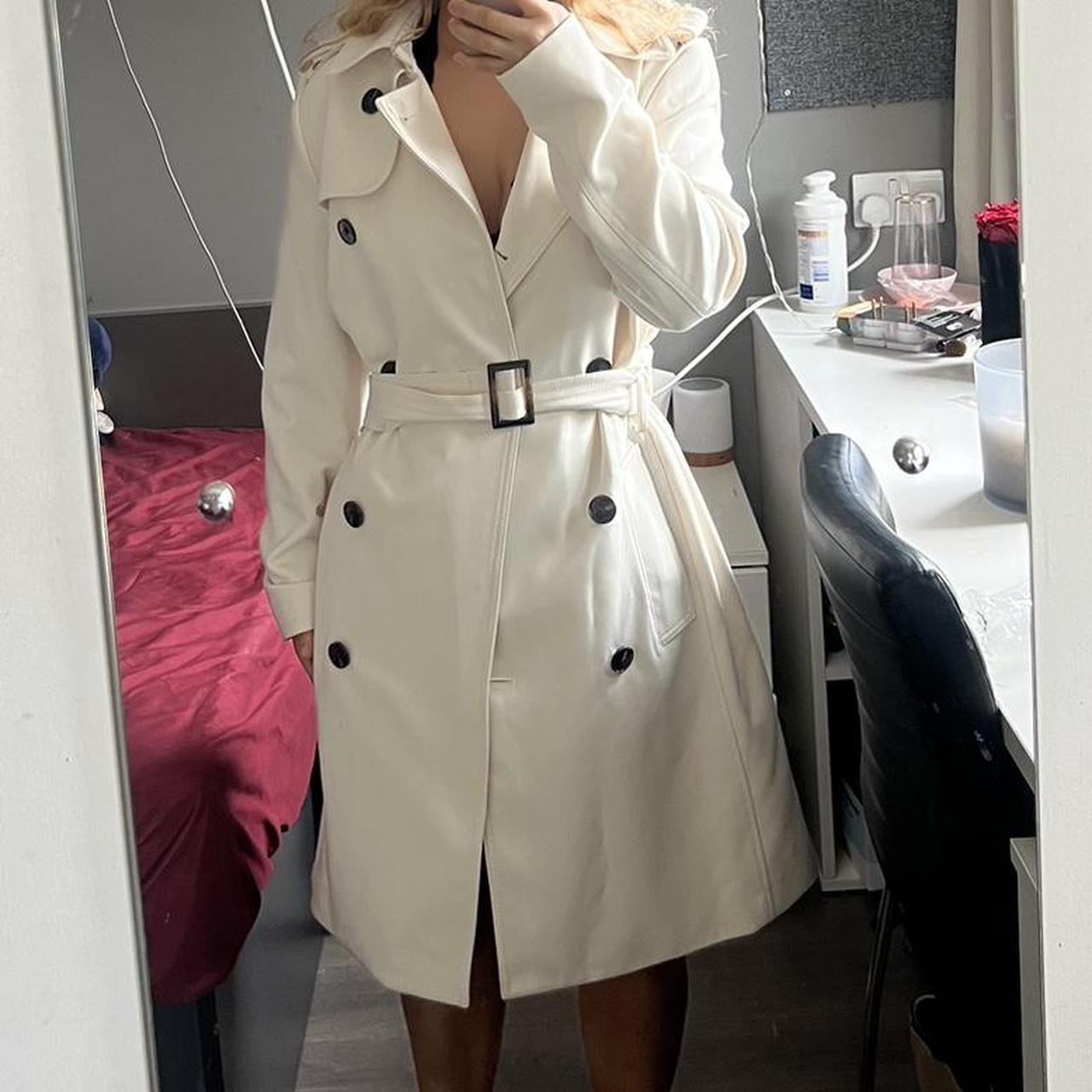 Cream trench coat brand new