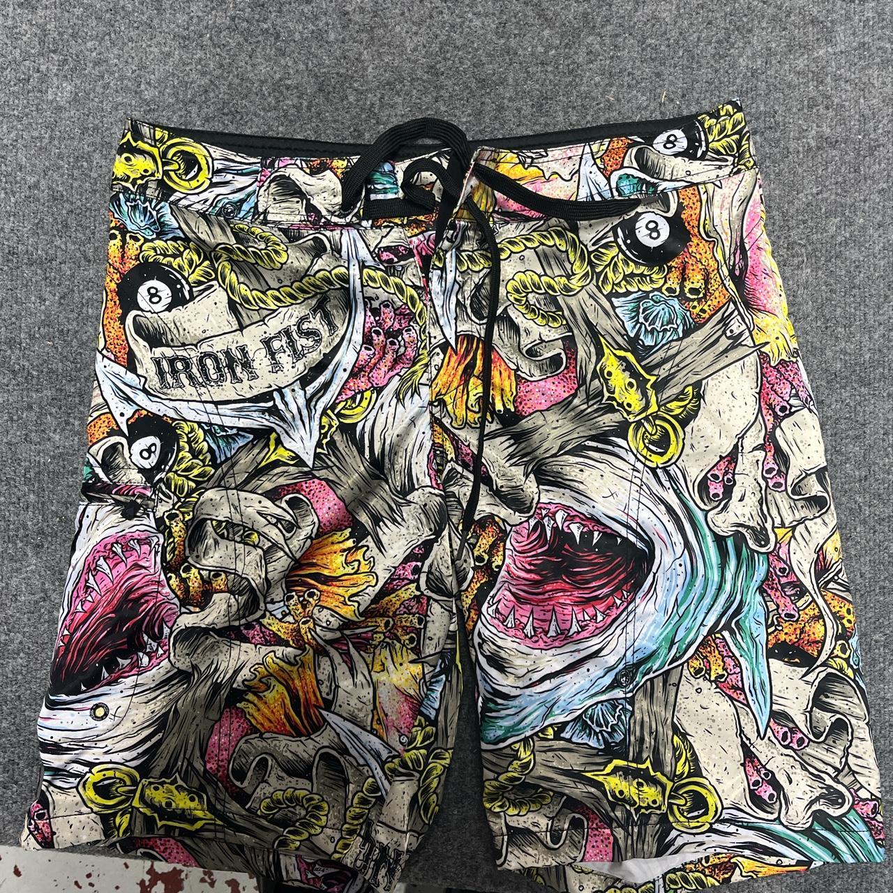 Iron Fist 8 ball shark swim shrinks Size 32 waist - Depop