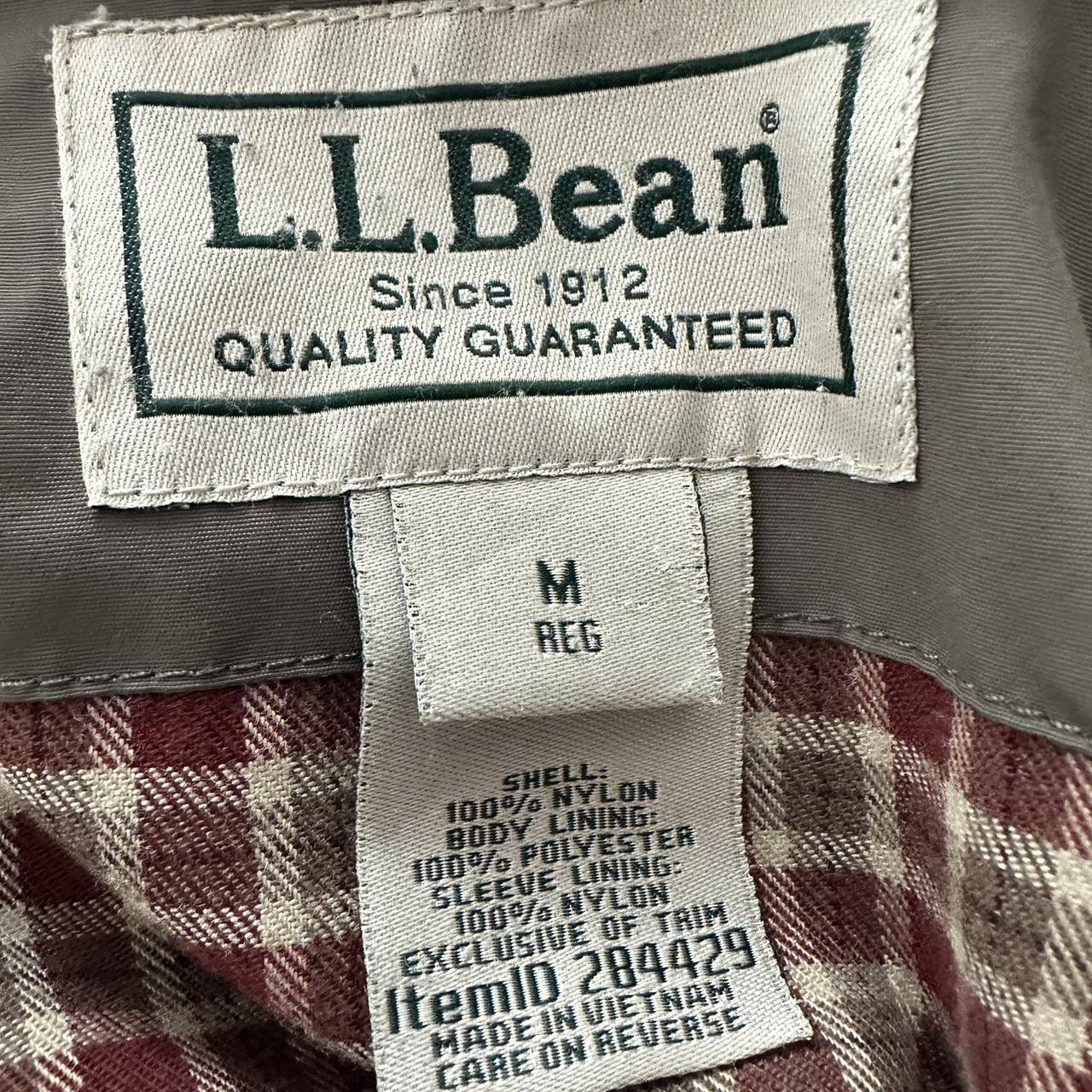 Medium Green L.L. Bean Warm Up Bomber... - Depop