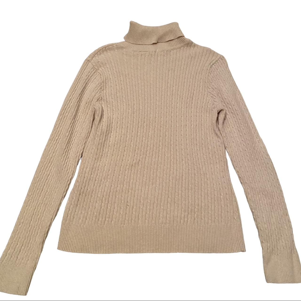 Jeanne Pierre cream Knit Turtleneck Vintage items... - Depop