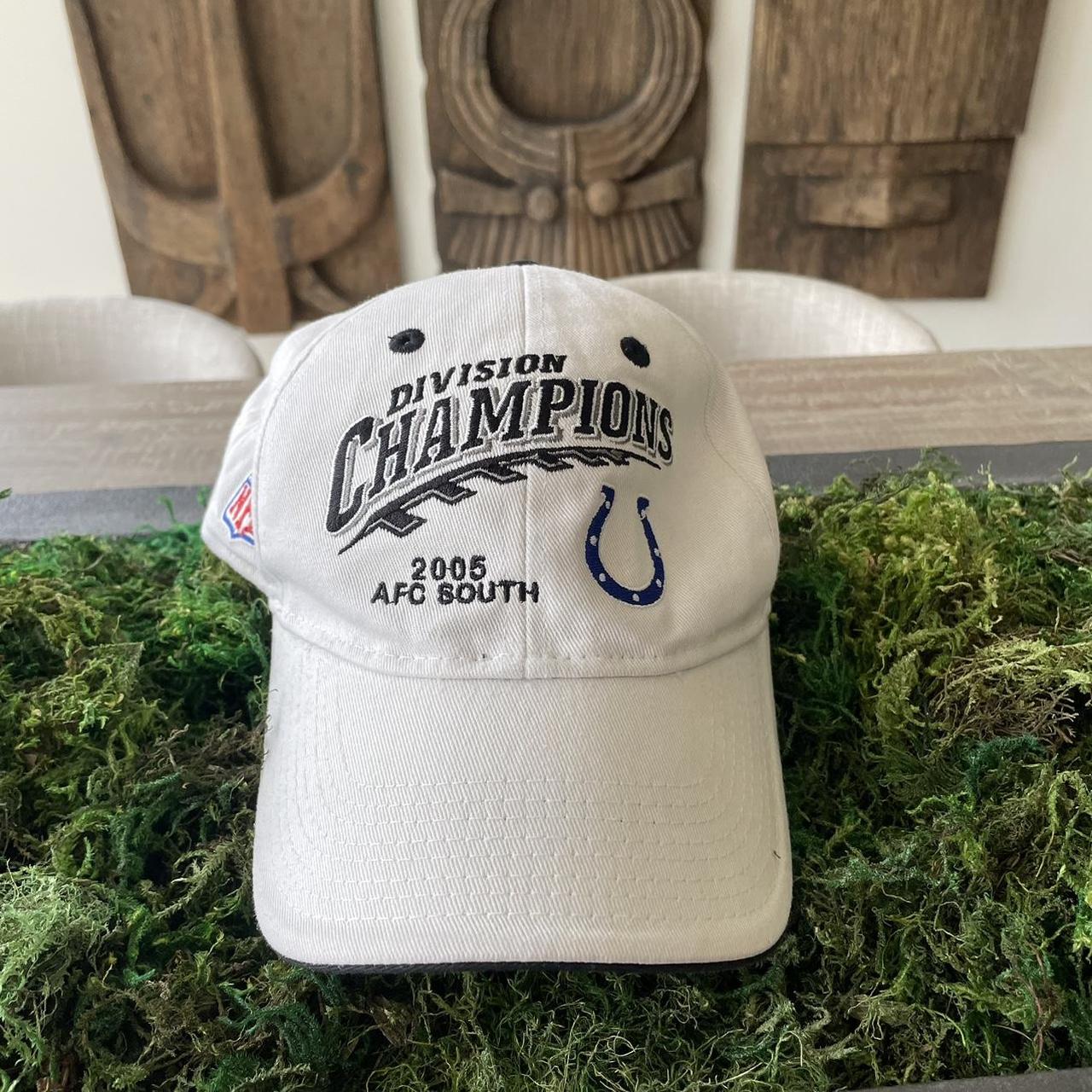 2005 Colts AFC South Champions Hat One size fits - Depop