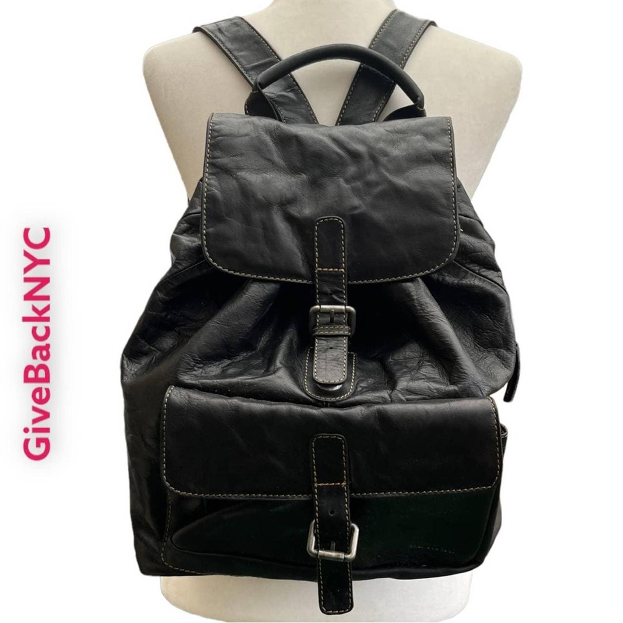 Jack georges leather online backpack