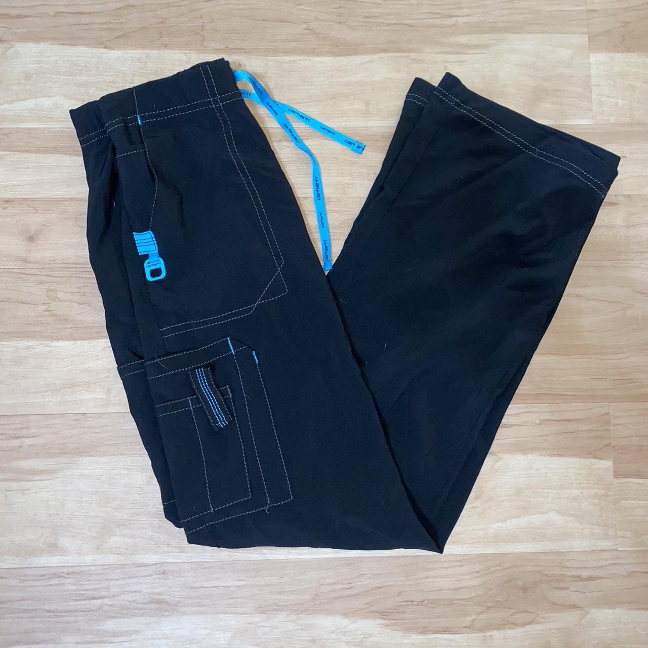 Carhartt Stretchy athletic cargo pants black size XS Depop