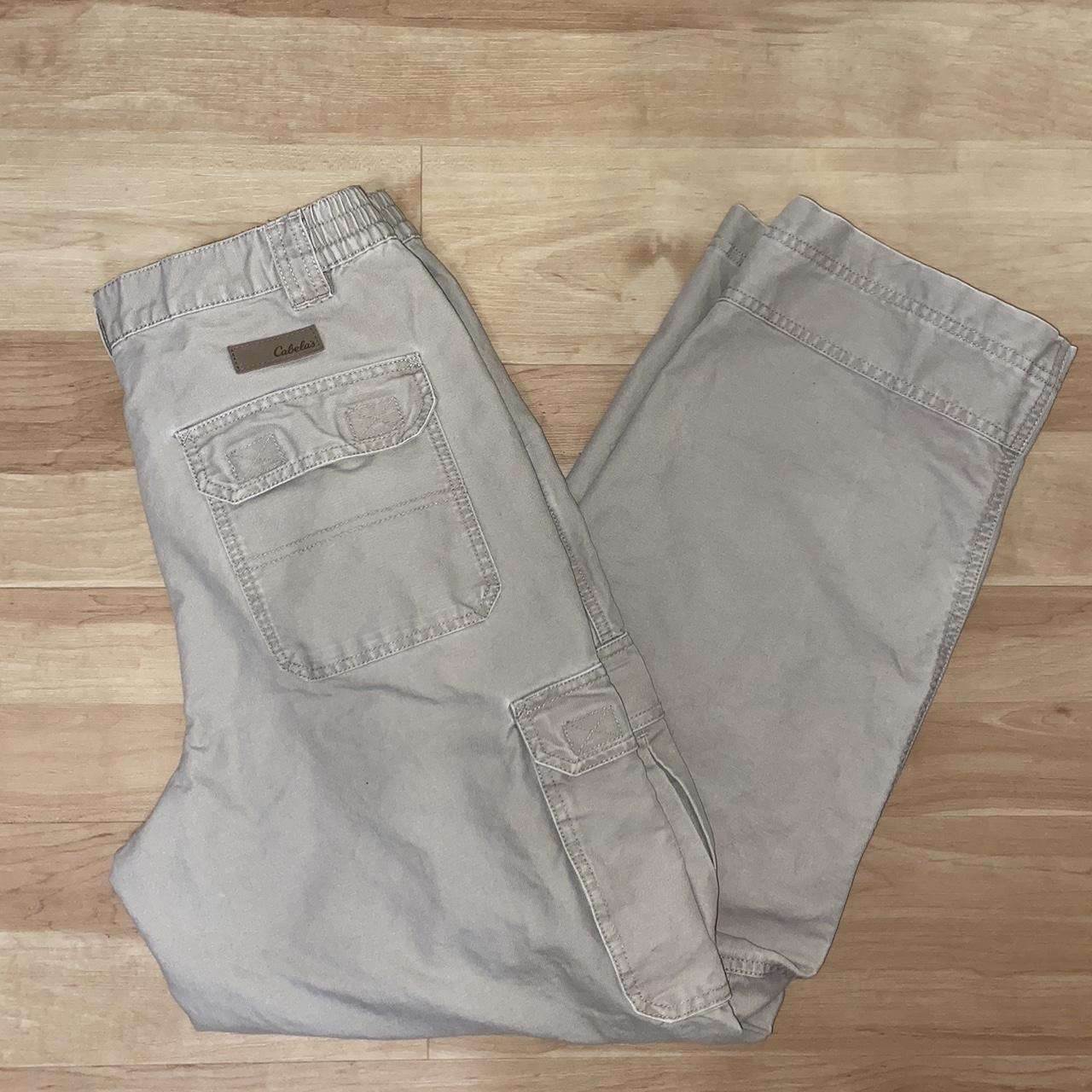 Vintage Cabelas Cargo pants | khaki 34x30 - Depop