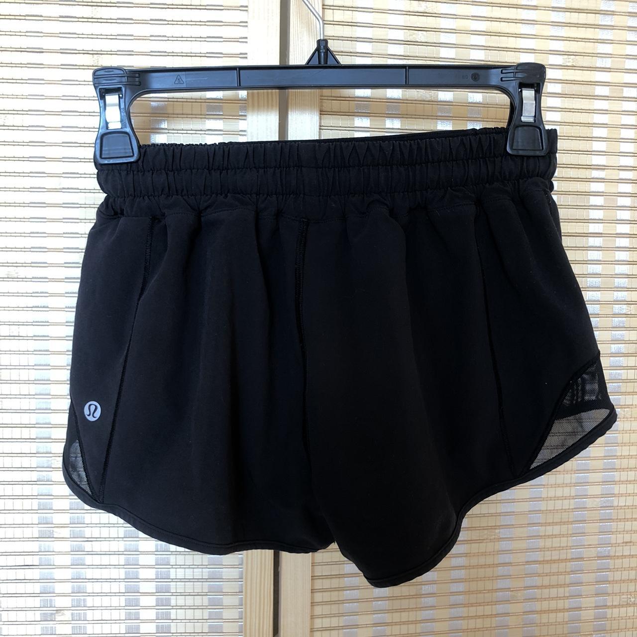 KIDS LULULEMON BLACK MESH SHORTS No size but. Depop