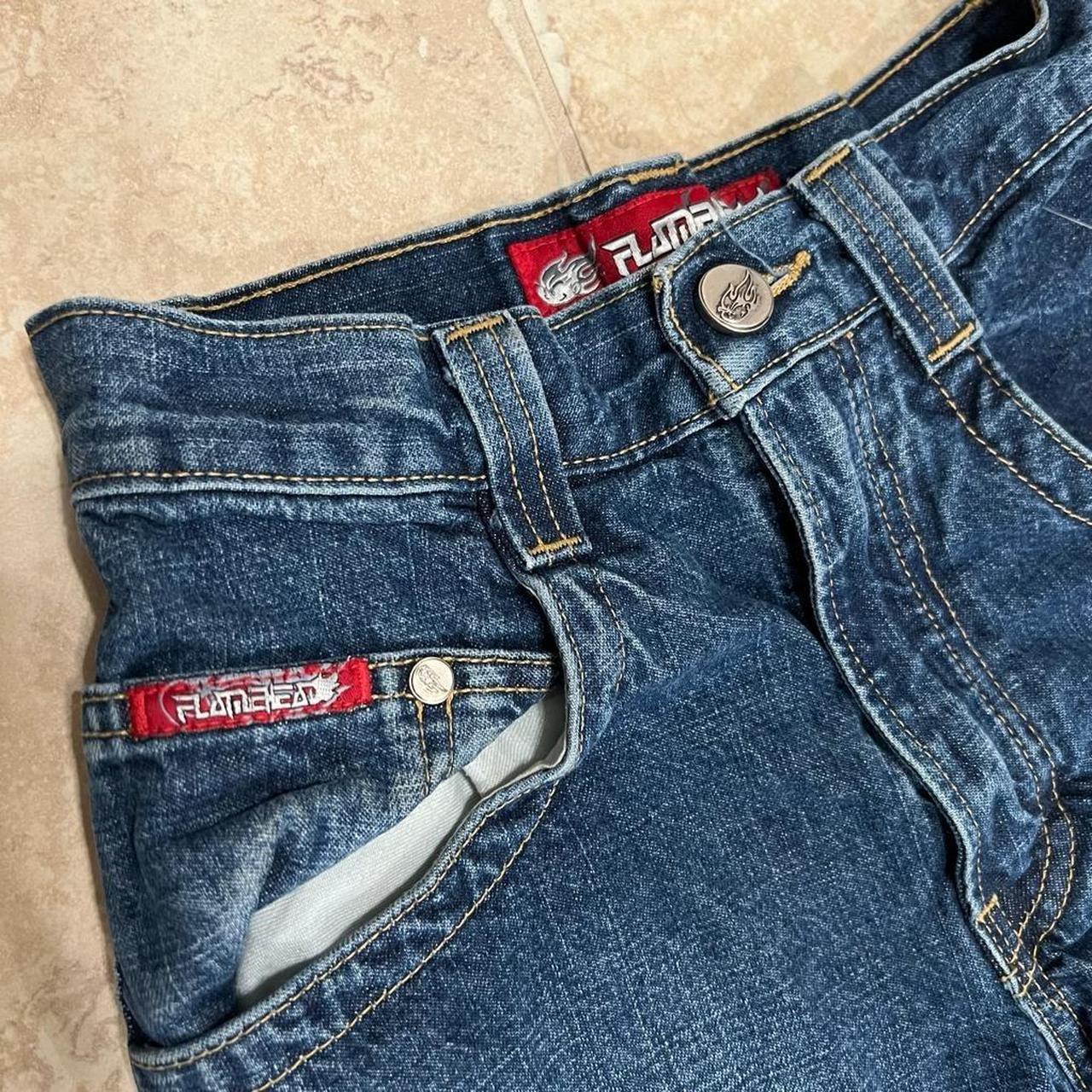 Vintage Jnco Flamehead Jeans Size 8 As Seen In - Depop