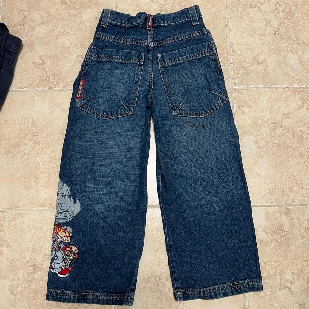 Vintage JNCO Flamehead Jeans Size 8 As seen in... - Depop