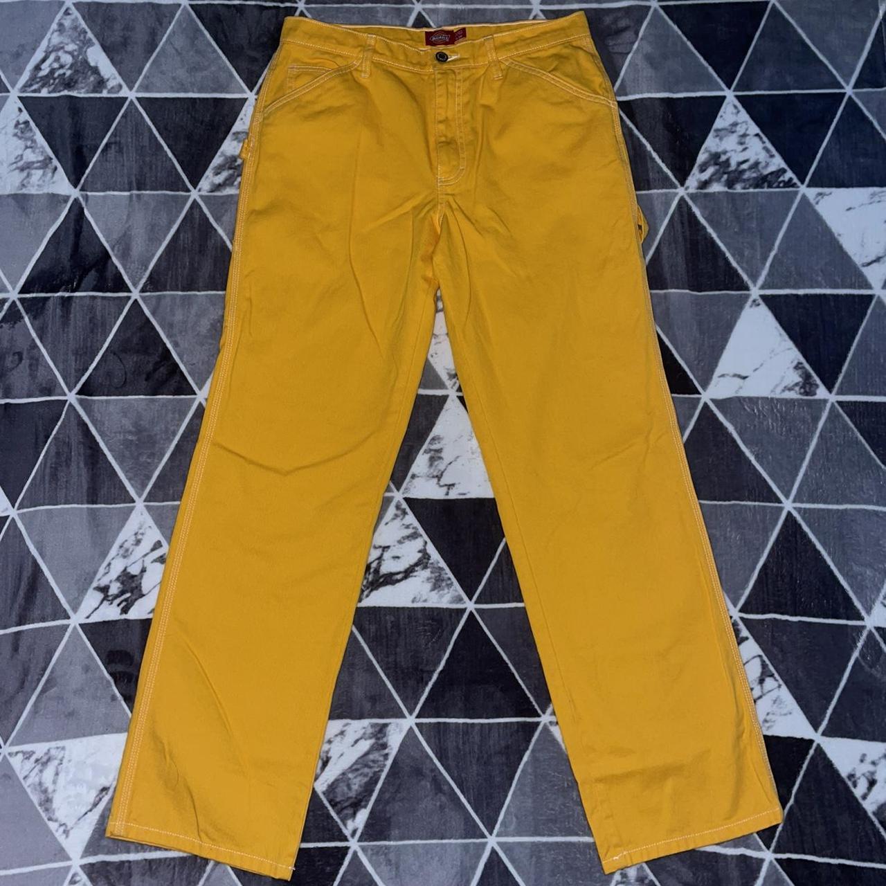 Yellow dickies pants sales mens