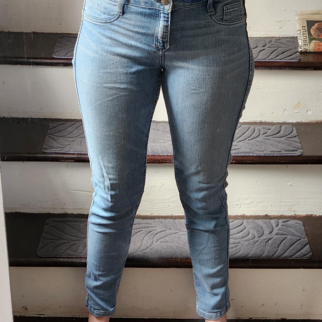 Reversible skinny jeans 👖🩵💙 These super Depop