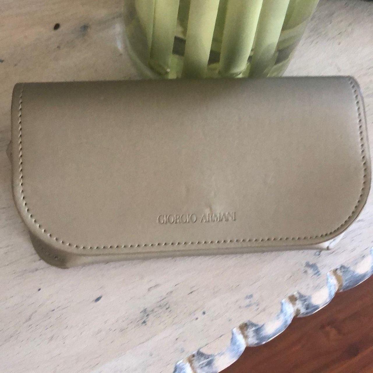 Giorgio Armani eyeglass sunglass case Has a few Depop