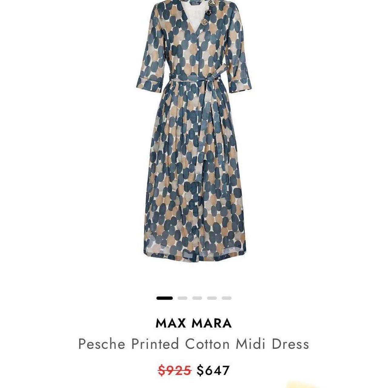 Max mara cotton on sale dress