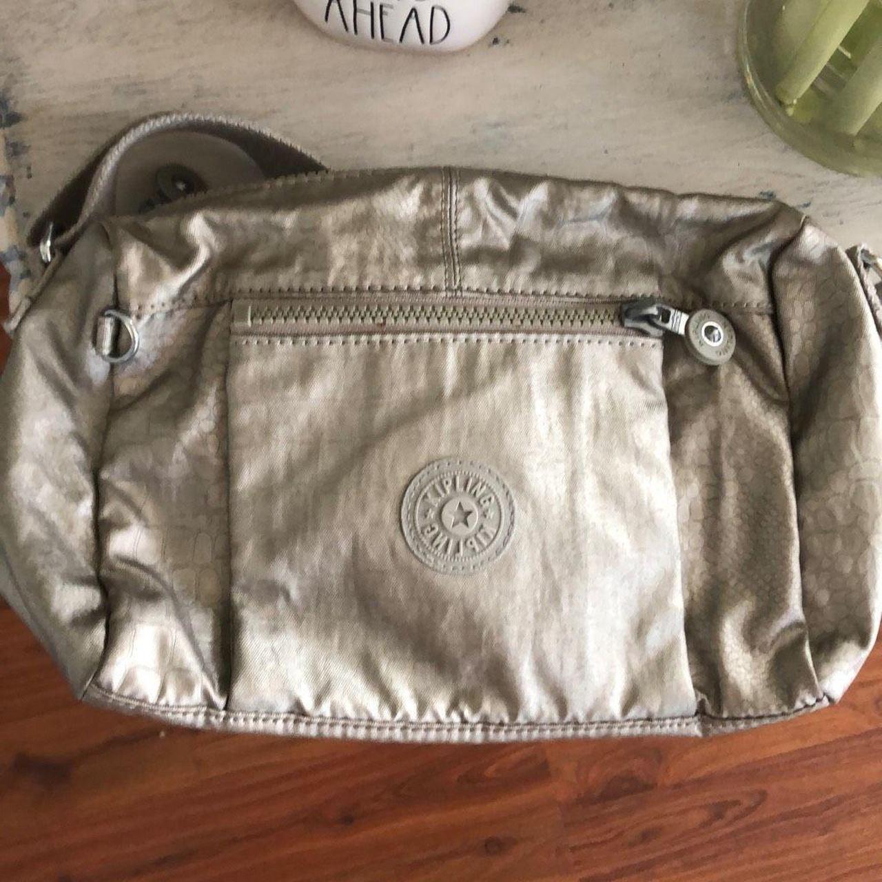 Kipling metallic sales silver bags