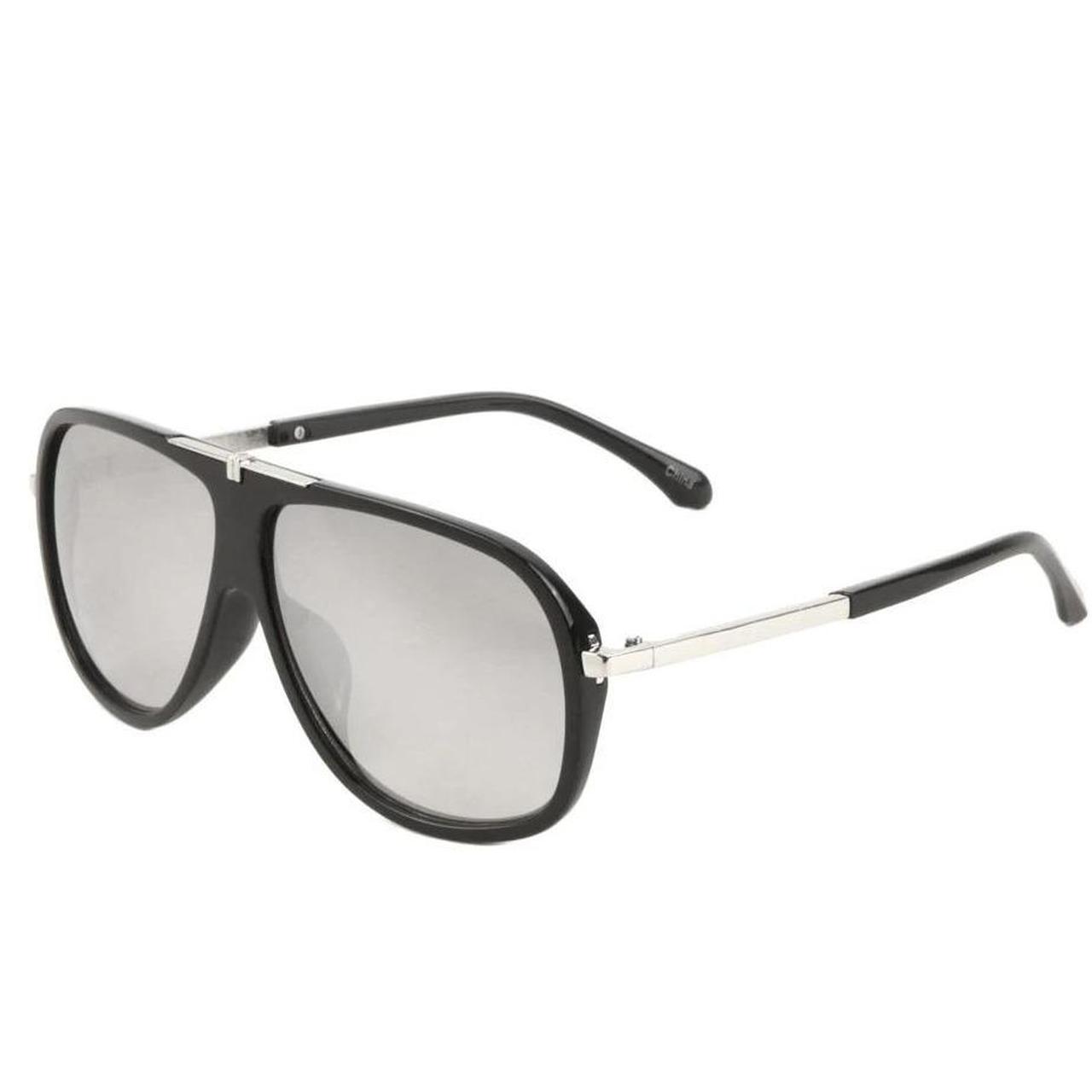 Men's Aviator Sunglasses Black/Silver – Men Sunglasses Silver