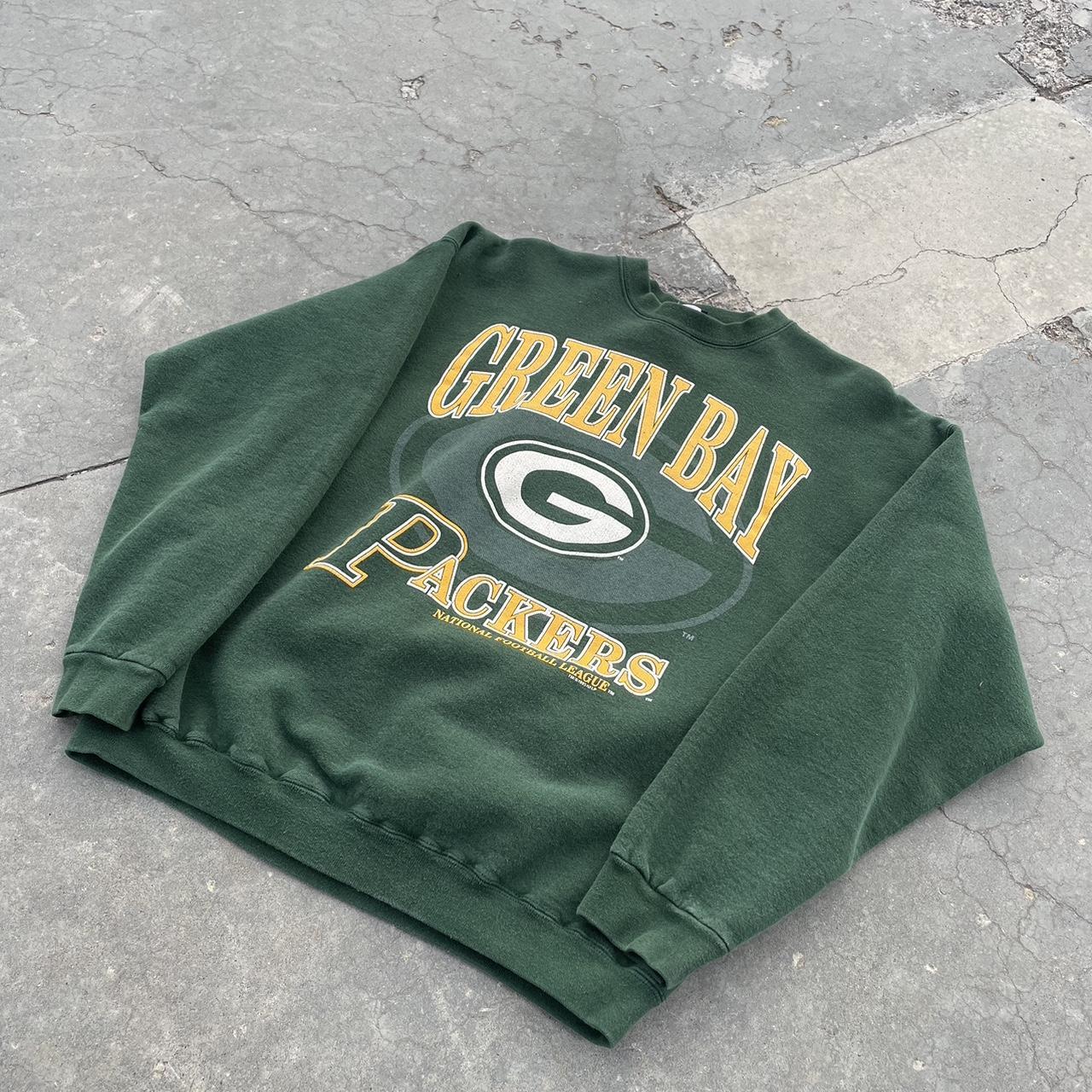 Vintage 90s Galt Sand Green Bay Packers Sweatshirt - Depop