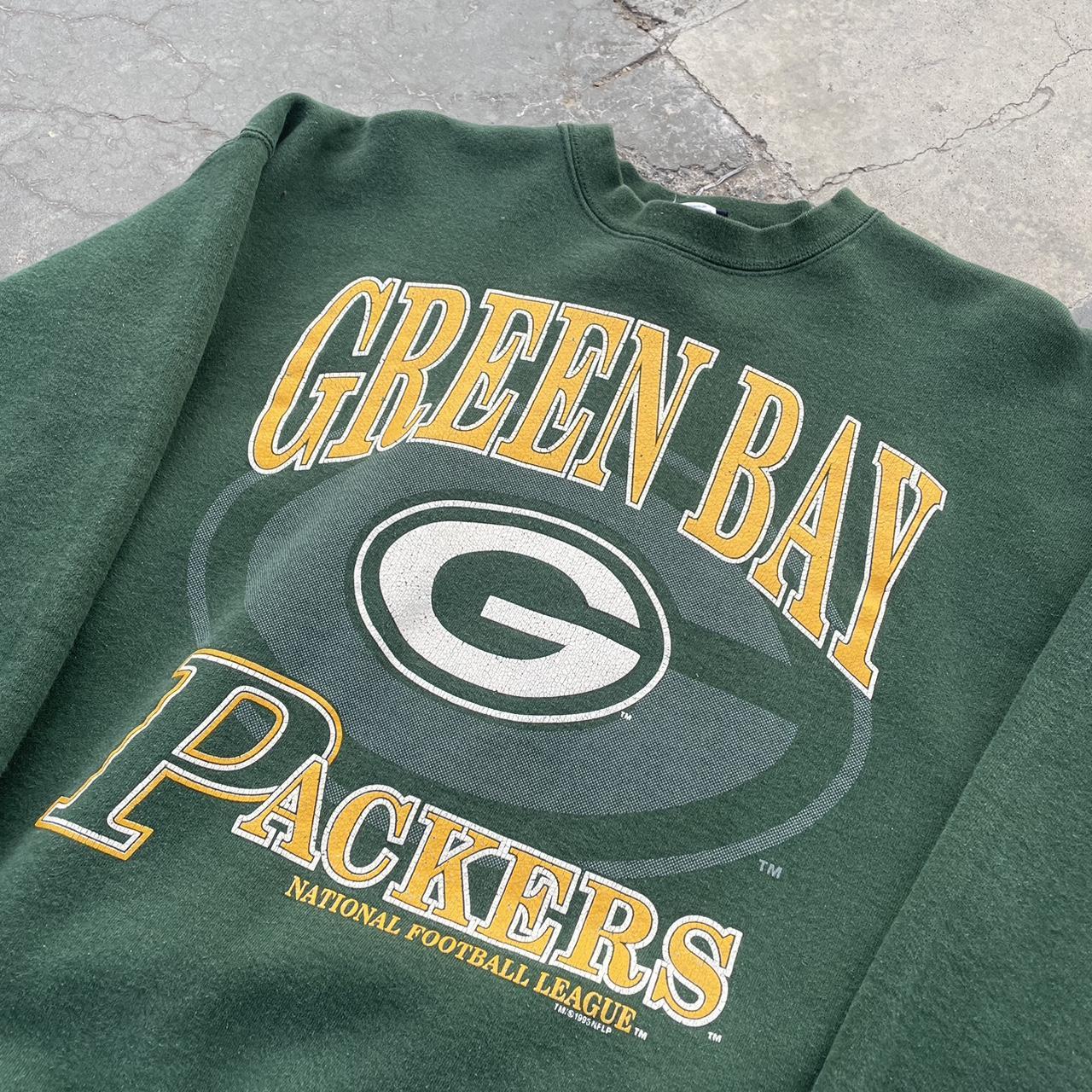 Vintage 90s Galt Sand Green Bay Packers Sweatshirt - Depop