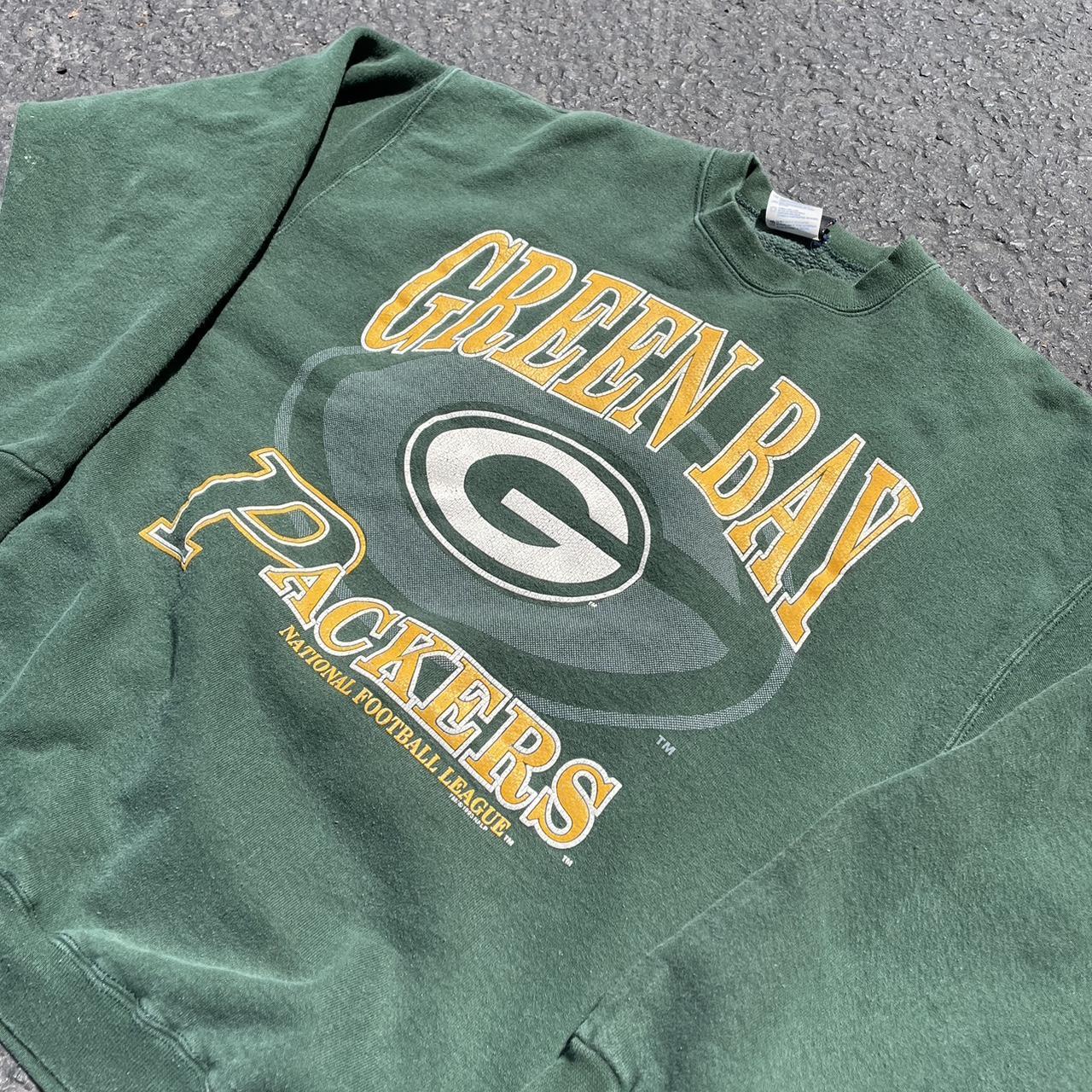 Vintage 90s Galt Sand Green Bay Packers Sweatshirt - Depop