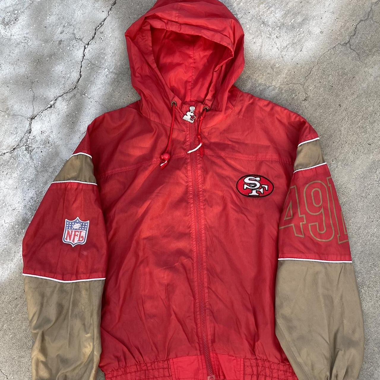 Vintage 90s Starter San Francisco 49ers Jacket Size - Depop