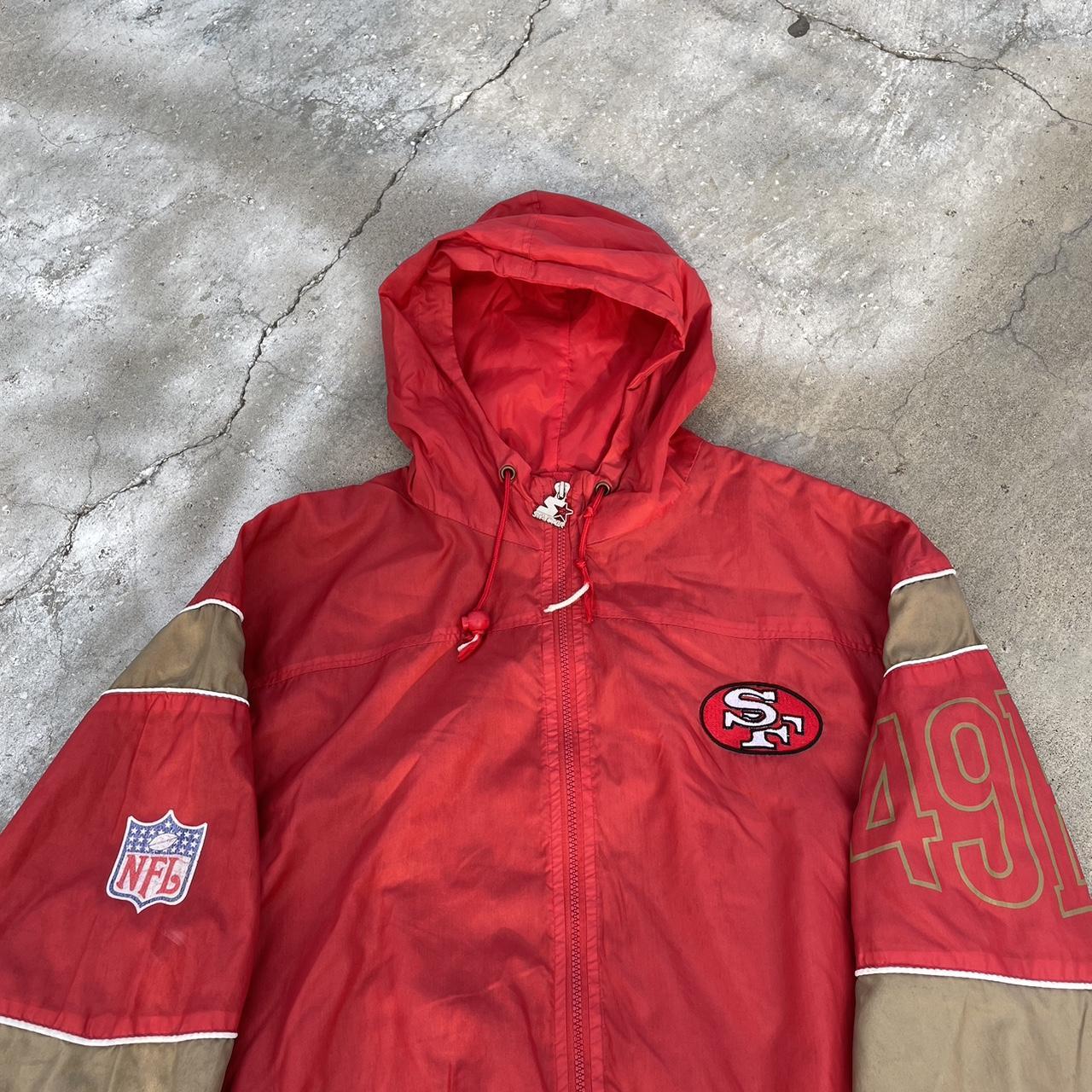 Vintage 90s Starter San Francisco 49ers Jacket Size - Depop