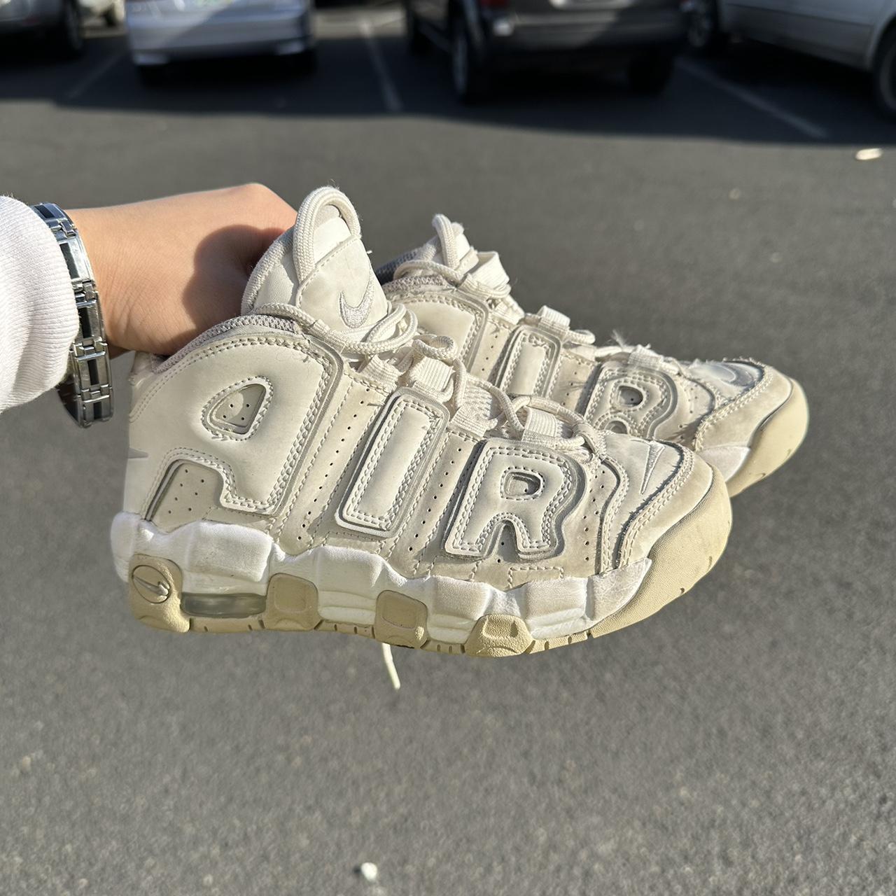 Nike Air Uptempo “Phantom Grey”. Size 3Y In really... - Depop