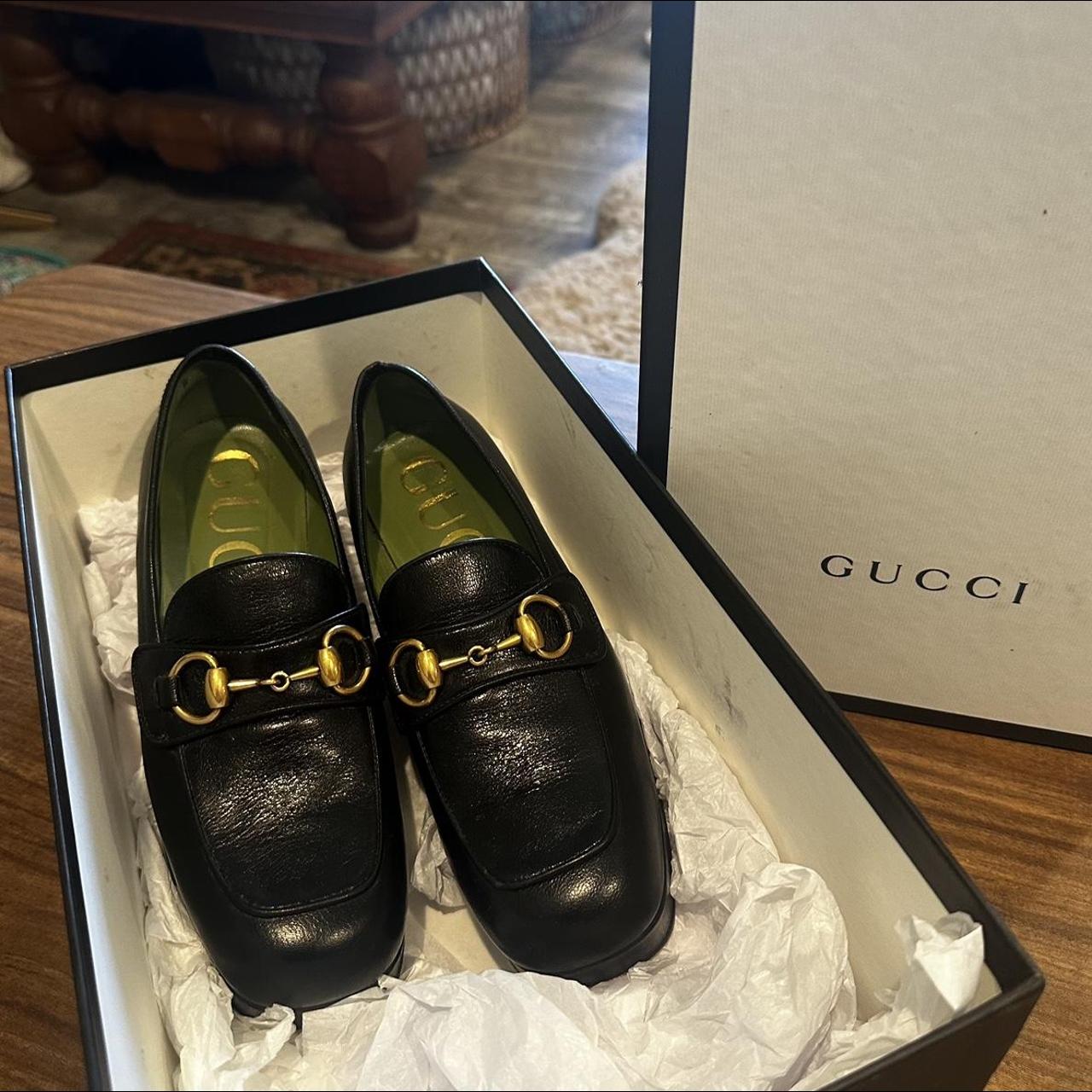 Gucci Houdan 15 platform loafers with horsebit | Depop Gucci Houdan 15 platform loafers with horsebit | Depop