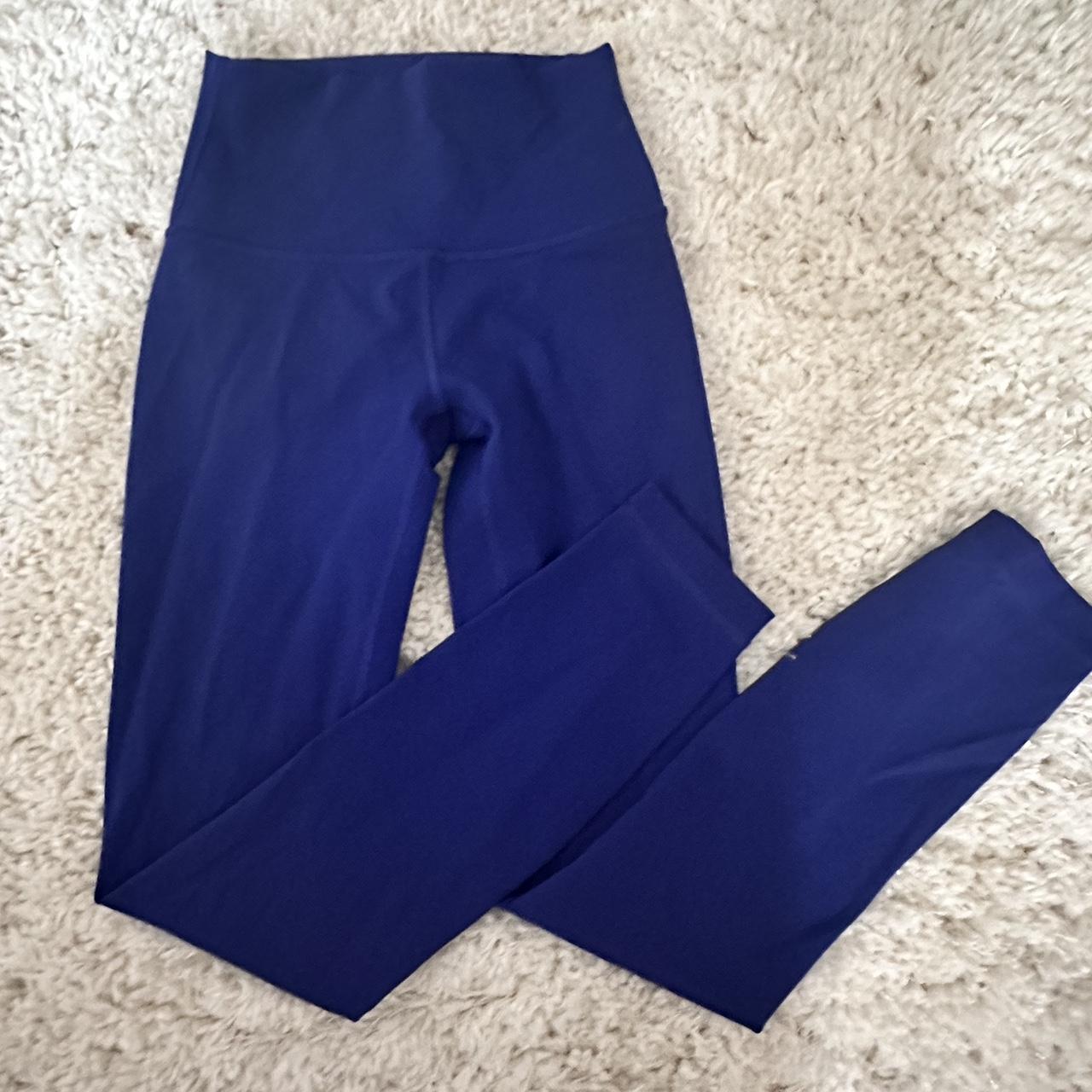navy blue lululemon leggings - Depop