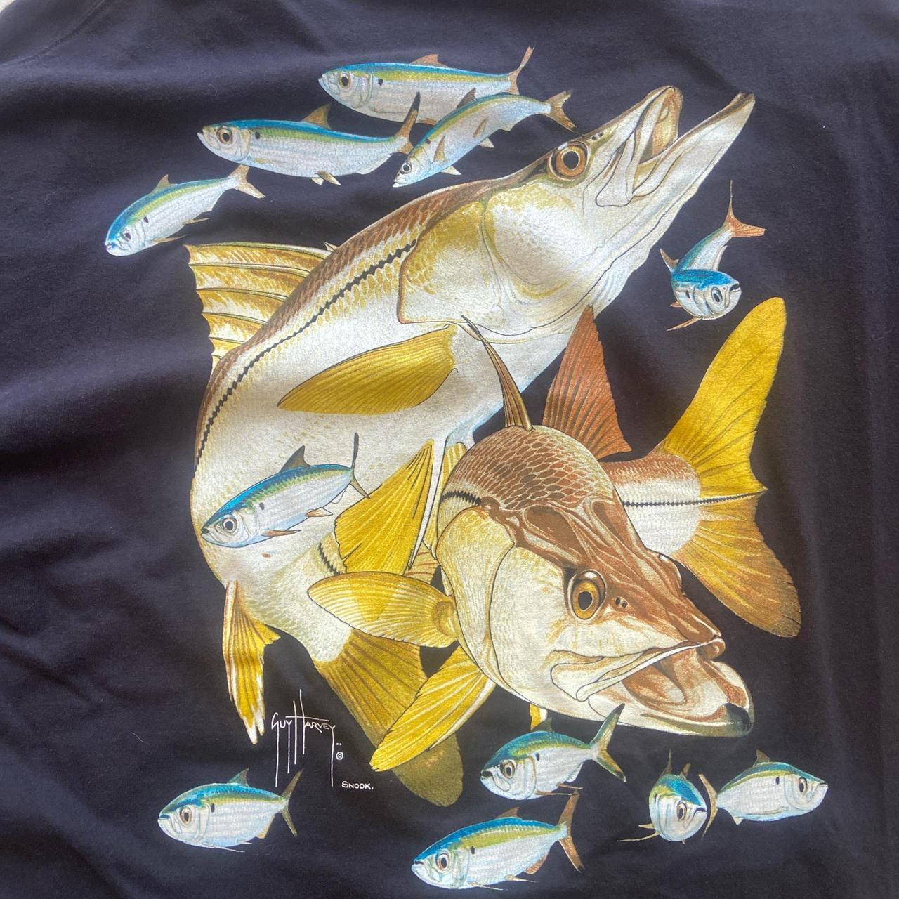 guy harvey snook t shirt #fishing #snook... - Depop