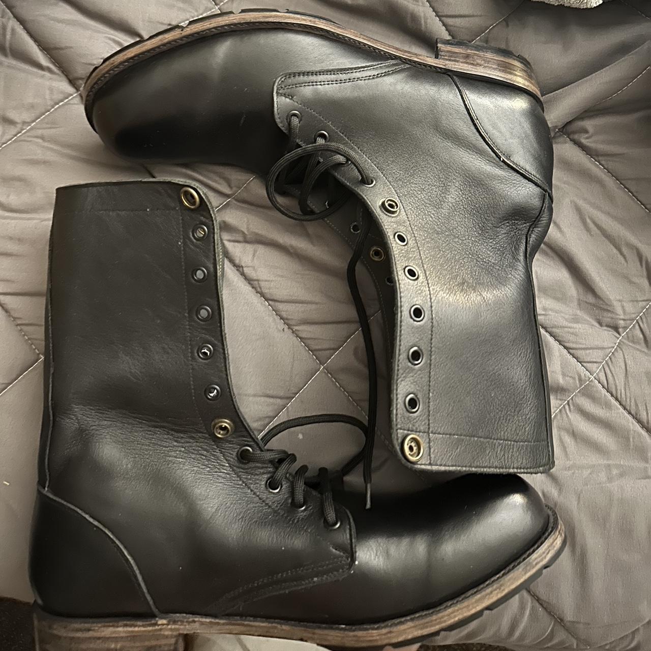 Footeria Handmade Men’s Leather Boots Size... - Depop