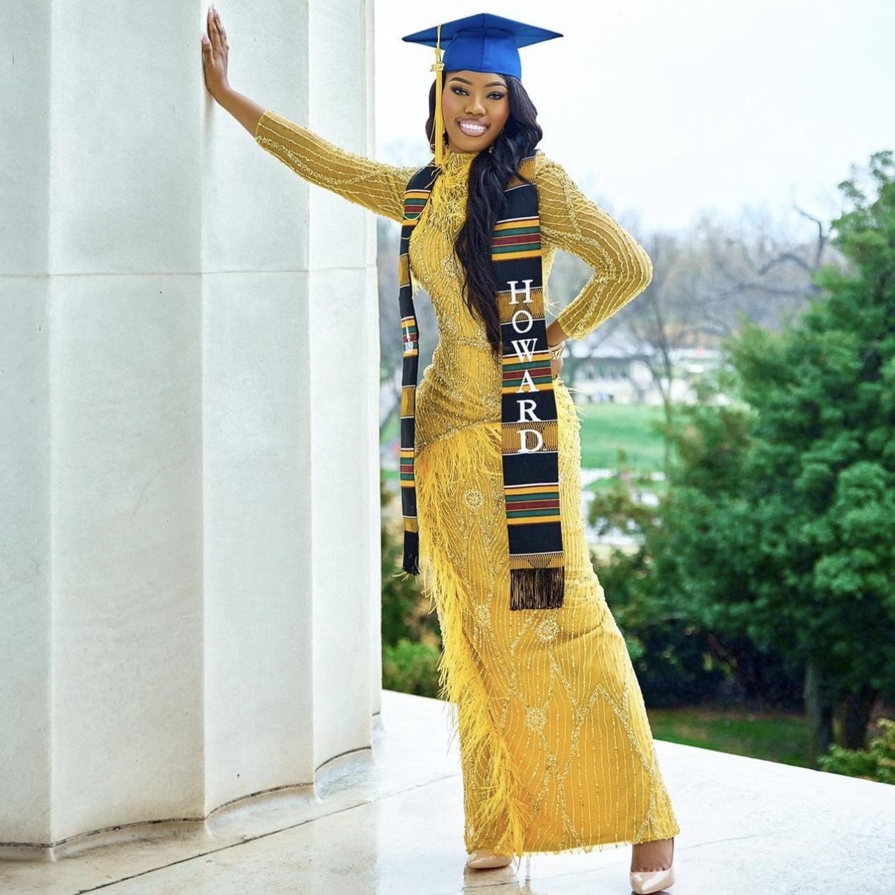 Worn once for a graduation photo