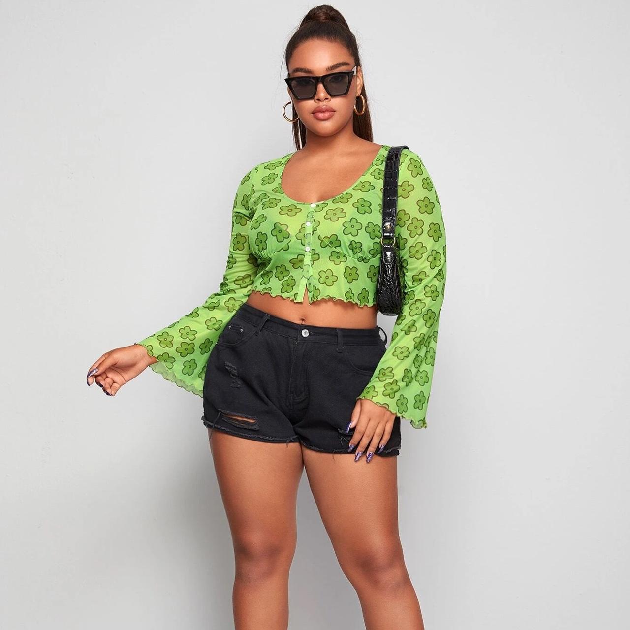 Shorts with skirt on sale overlay plus size