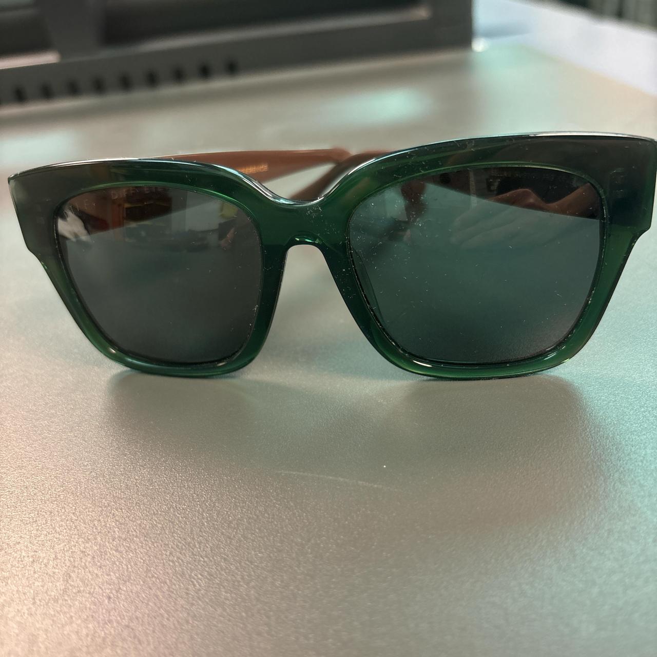 DIFF Women's Sunglasses - Green/Brown – DIFF Gree… - image 2