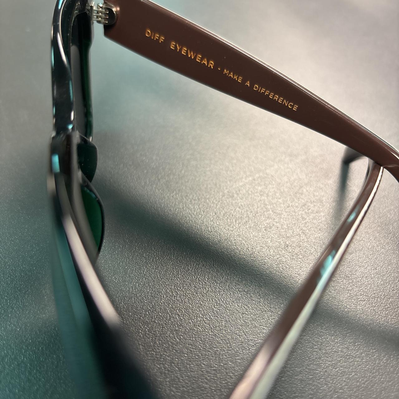 DIFF Women's Sunglasses - Green/Brown – DIFF Gree… - image 3