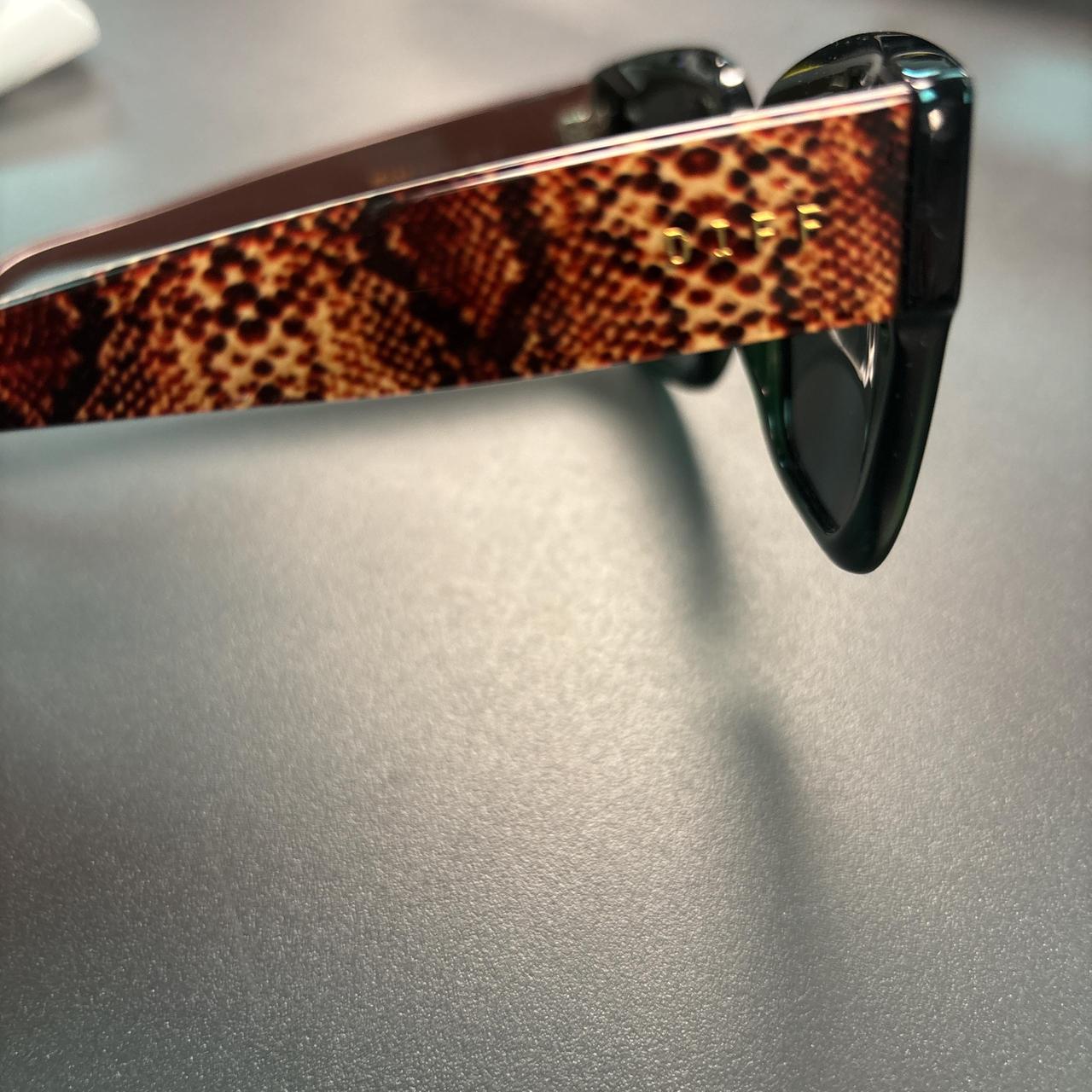 DIFF Women's Sunglasses - Green/Brown – DIFF Gree… - image 6