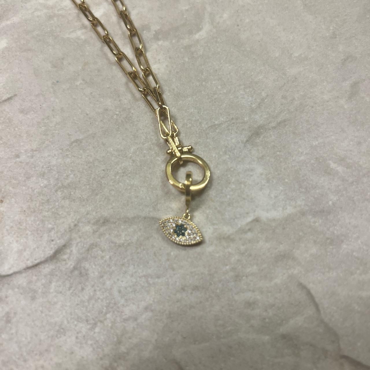 Gorjana Venice Mini Herringbone Chain Necklace in Gold | The Paper Store