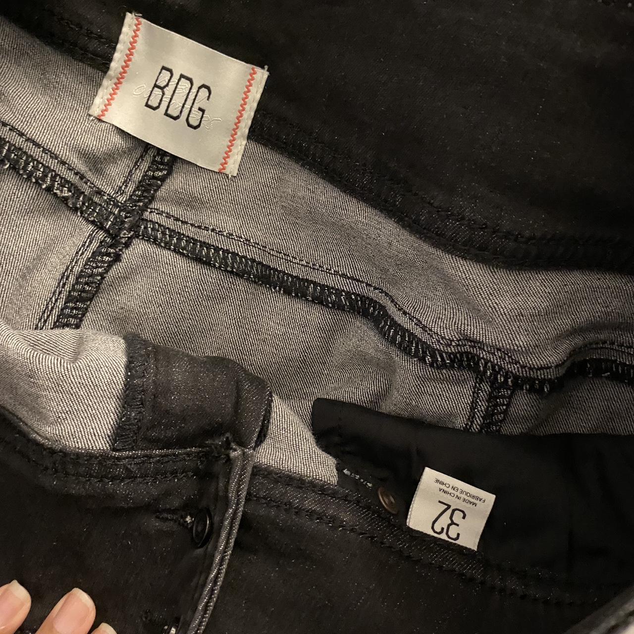 BDG Women's Black and Grey Jeans | Depop