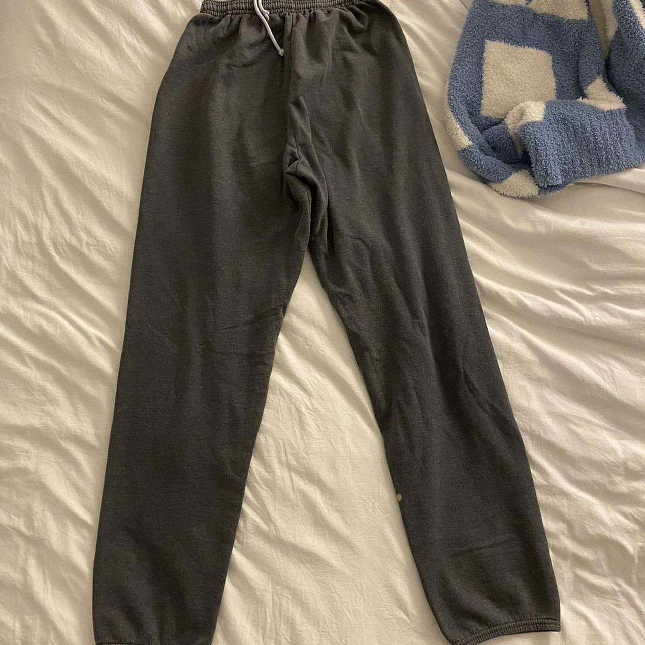 Dark gray Hanes sweatpants men’s size medium... - Depop