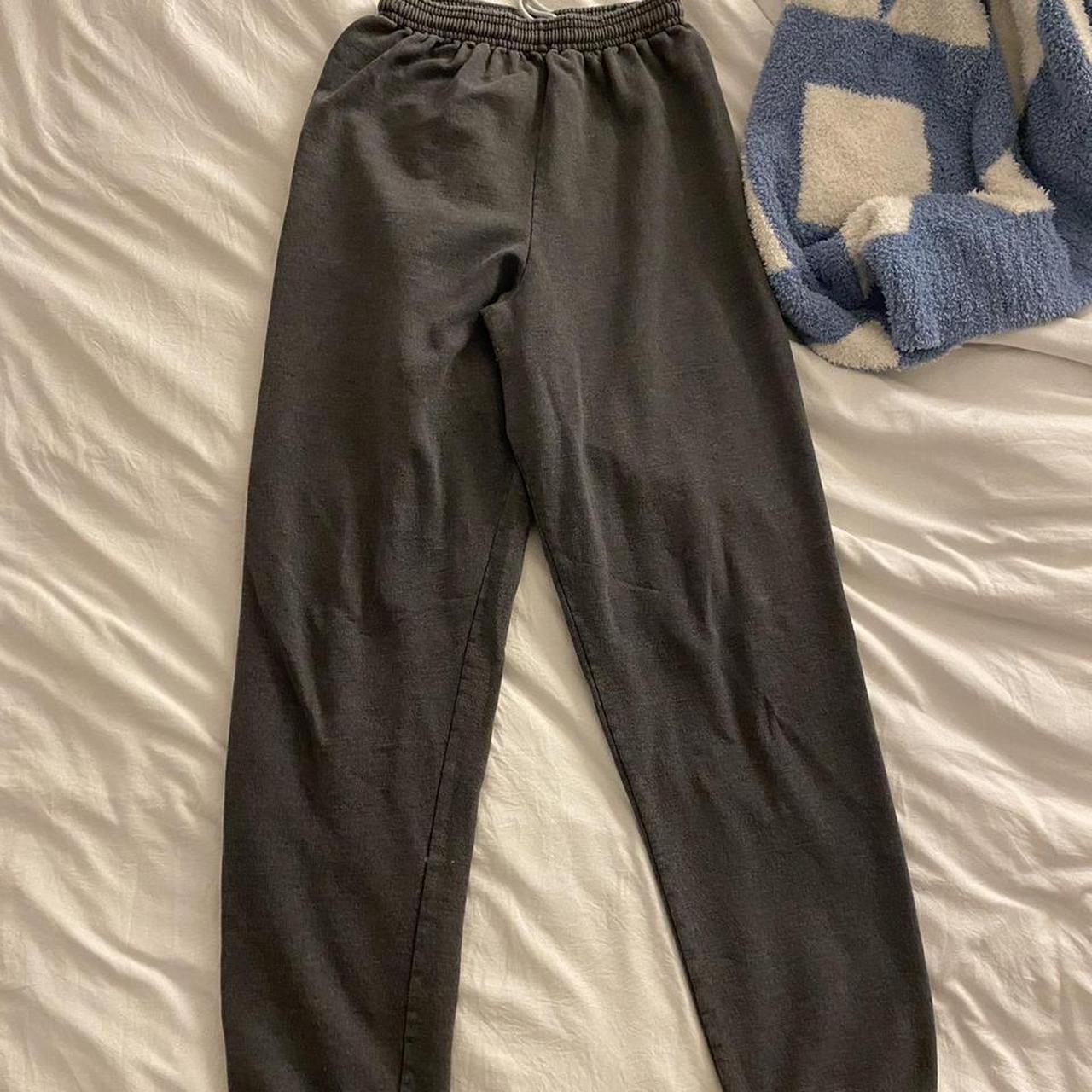 Dark gray Hanes sweatpants men’s size medium... - Depop