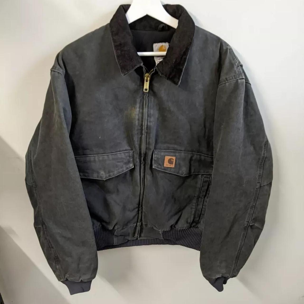 Carhartt Detroit jacket pit to pit 61 cm Top to... - Depop