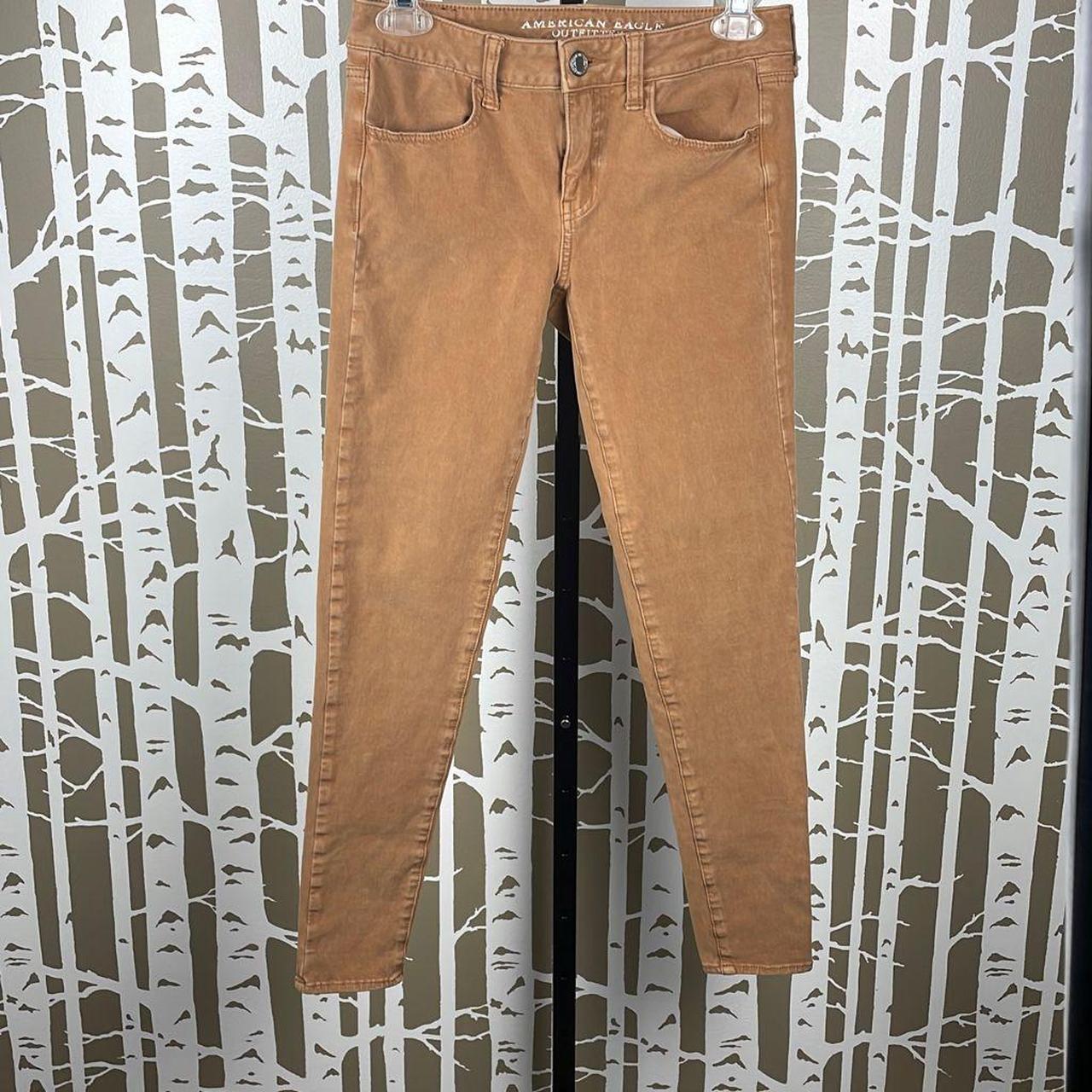 American Eagle Outfitters Solid Tan Jeans Size 8short - 71% off