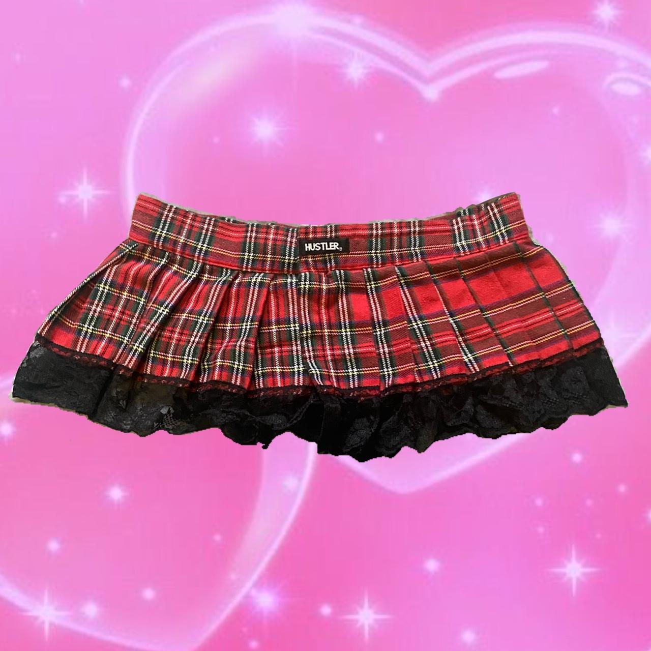 Y2k micro hustler pleated mini skirt , 💖size:...