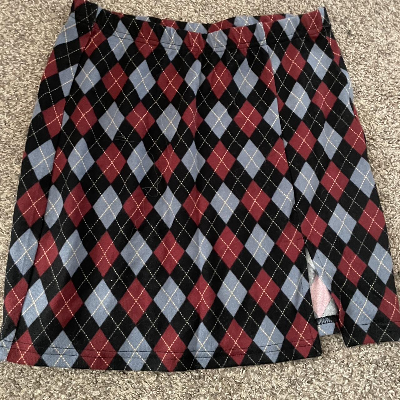 NWT Talbots embroidered toucan gingham mini skirt - Depop