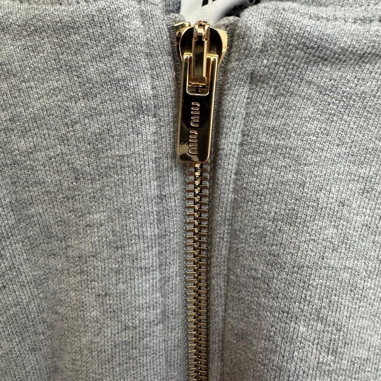 Miu Miu Women's Hoodie - Grey - M – Miu miu FW 20… - image 4